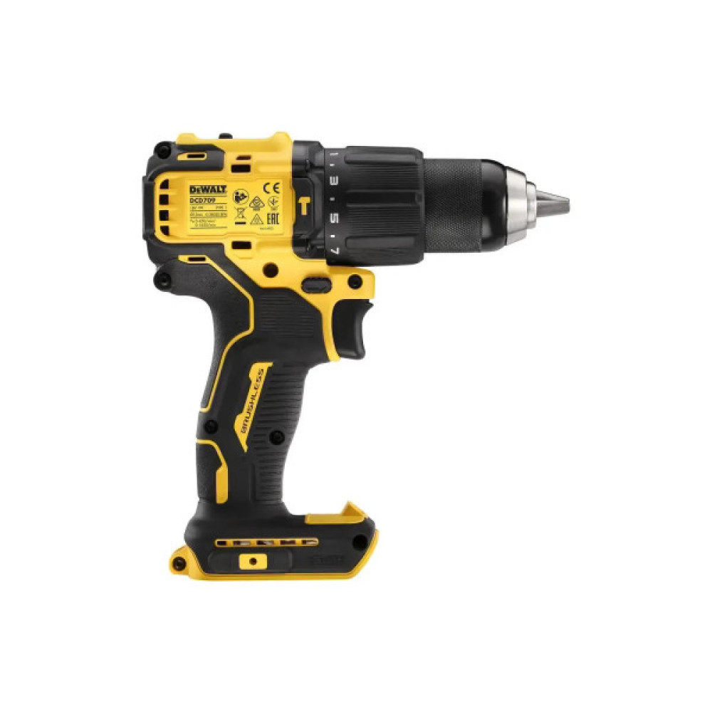 Дриль-шурупокрут ударний DeWalt безщітковий XR Li-Ion 18В 65Нм 450-1650об·хв патрон 13мм 1.2кг без АКБ та ЗП