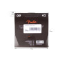 Струни для гітари Fender 250L Nickel-Plated Steel Guitar Strings (09-42) (A009834)
