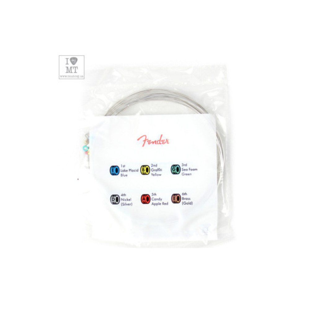 Струни для гітари Fender 250L Nickel-Plated Steel Guitar Strings (09-42) (A009834)