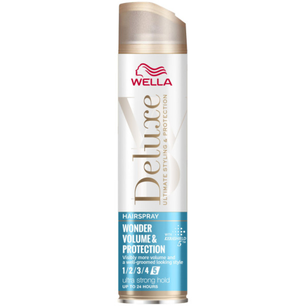 Лак для волосся Wella Deluxe Неймовірний об'єм та захист 250 мл (3614229701548)