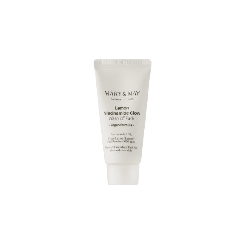 Маска для обличчя Mary & May Lemon Niacinamide Glow Wash Off Pack 30 г (8809670681876)