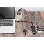 Концентратор Digitus USB-C + USB-A to 4xUSB-A 0.2m black (DA-70235) Концентратор Digitus USB-C + USB-A to 4xUSB-A 0.2m black (DA-70235)