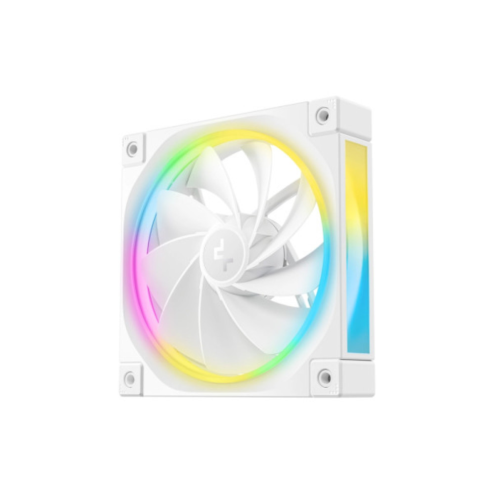 Кулер до корпусу Deepcool Вентилятор реверсний Deepcool FL12R ARGB білий для корпусу 120x120 (FL12R WH)