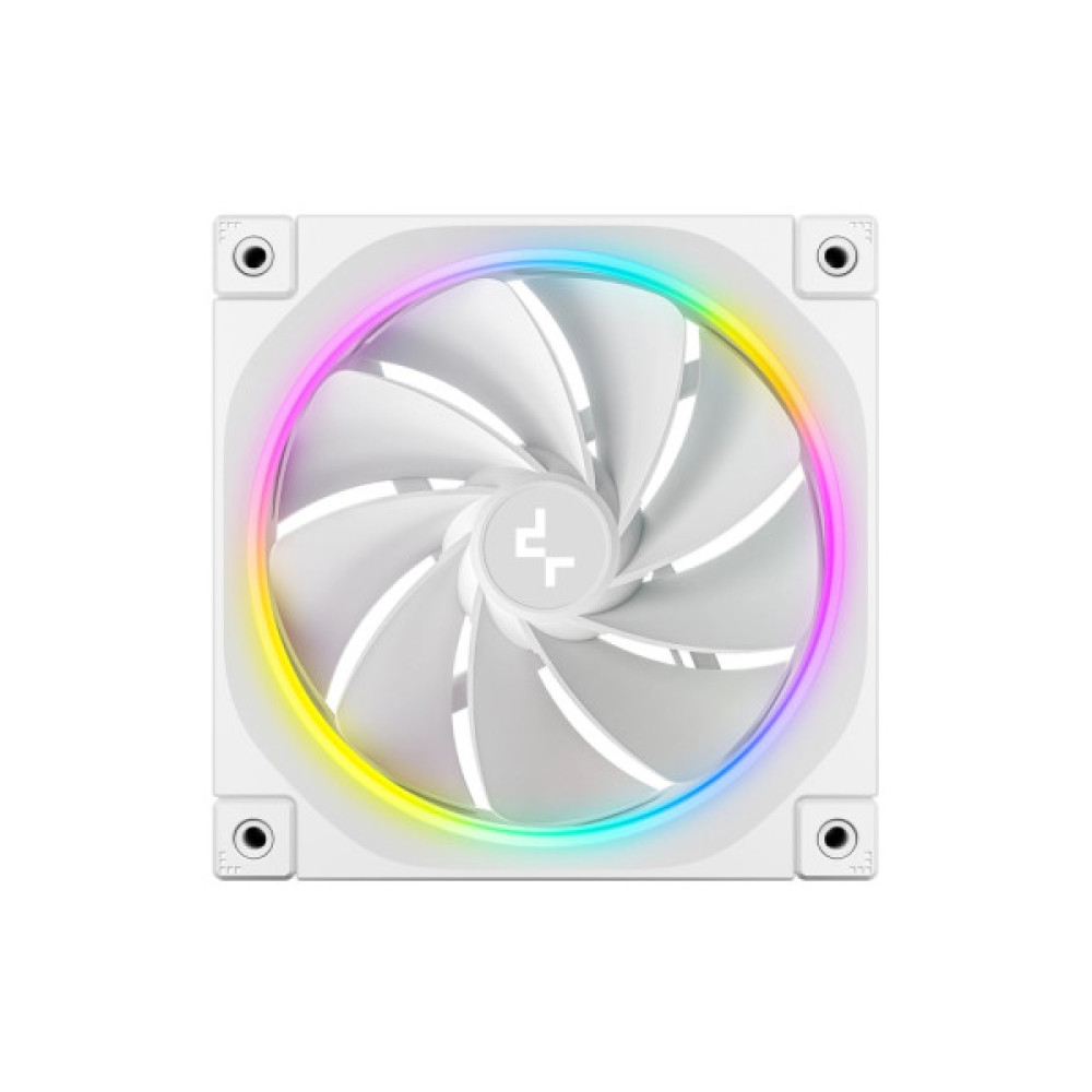 Кулер до корпусу Deepcool Вентилятор реверсний Deepcool FL12R ARGB білий для корпусу 120x120 (FL12R WH)
