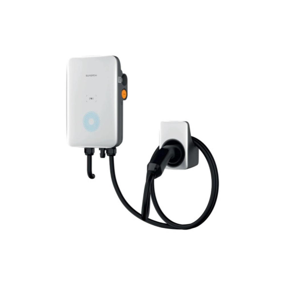 Зарядна станція для електромобілів Sungrow Type2 7kW 32A 1-Ph (AC007E-01) Зарядна станція для електромобілів Sungrow Type2 7kW 32A 1-Ph (AC007E-01)