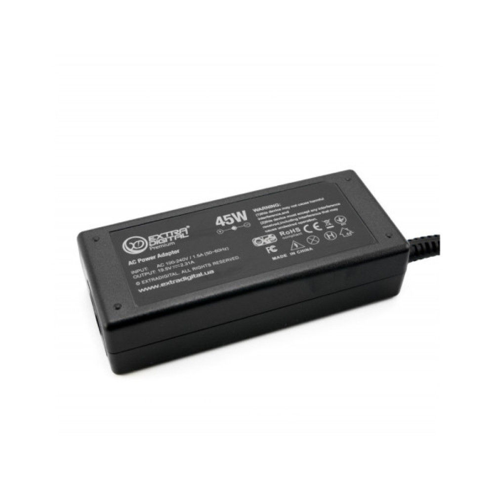Блок живлення до ноутбуку Extradigital HP 19.5V, 2.31A, 45W (4.5x3.0) (PSH3862)