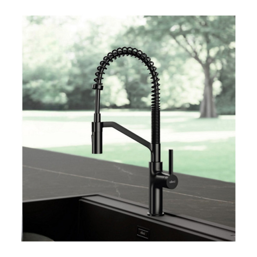 Змішувач Elleci River black 86