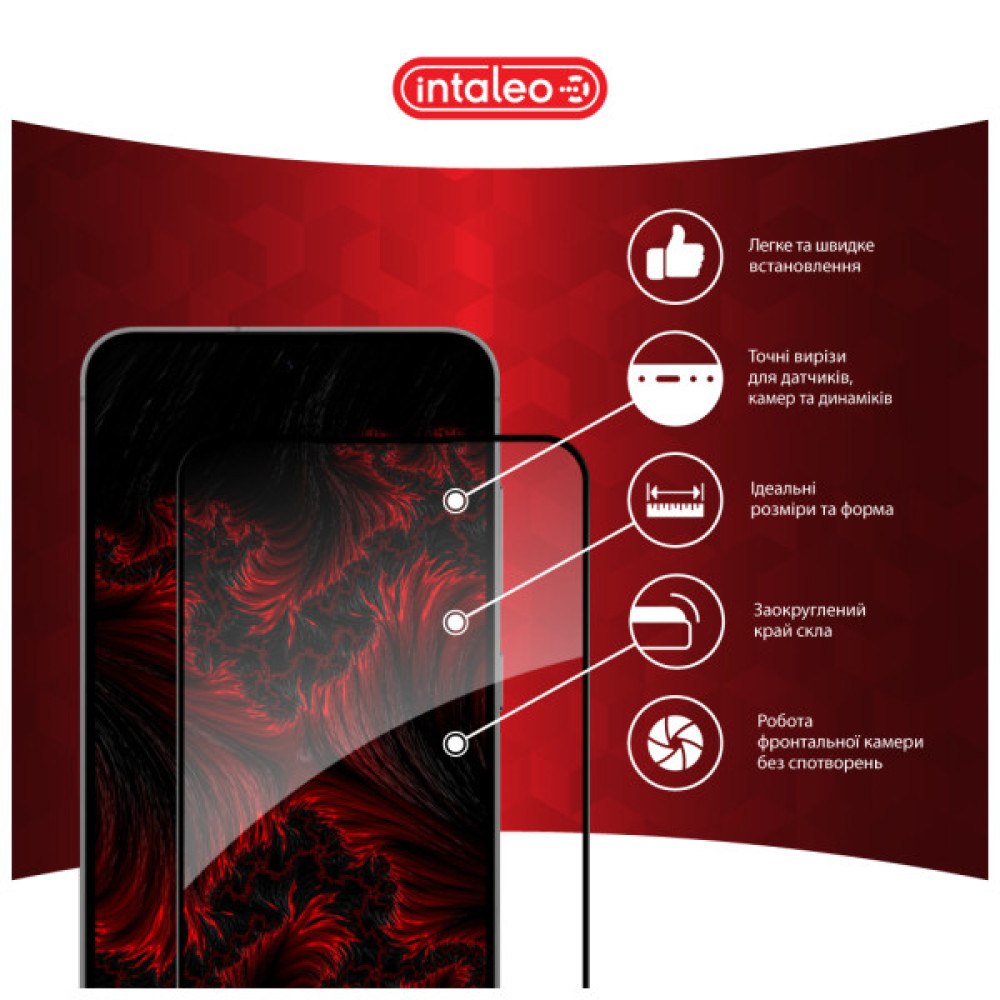 Скло захисне Intaleo Full Glue Samsung S24 FE Black (1283126594854) Скло захисне Intaleo Full Glue Samsung S24 FE Black (1283126594854)