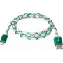 Дата кабель USB 2.0 AM to Micro 5P 1.0m GreenLED backlight Defender (87557) Дата кабель USB 2.0 AM to Micro 5P 1.0m GreenLED backlight Defender (87557)