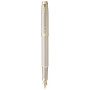 Ручка пір'яна Parker IM 17 Professionals Monochrome Champagne  FP F (28 211)