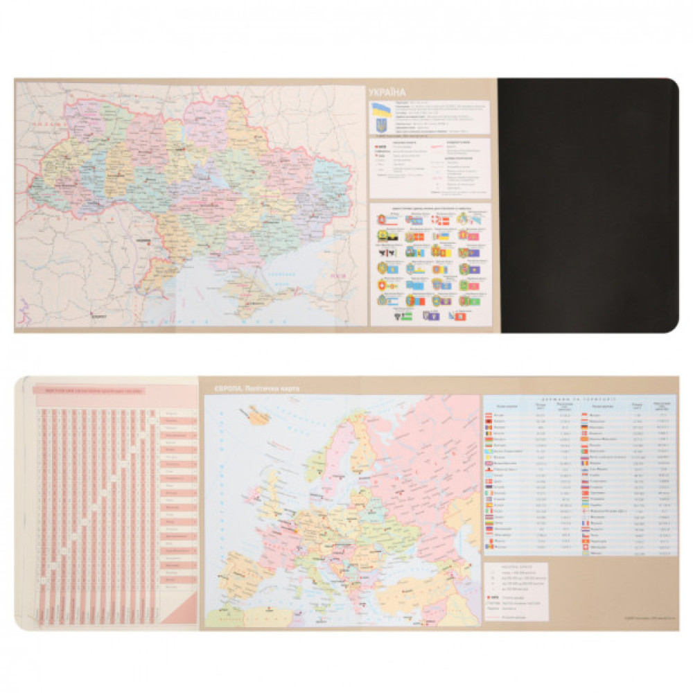 Тижневик Leo planner А5 датований 2026 "Nero", твердий, чорний, 368 сторінок (252687)