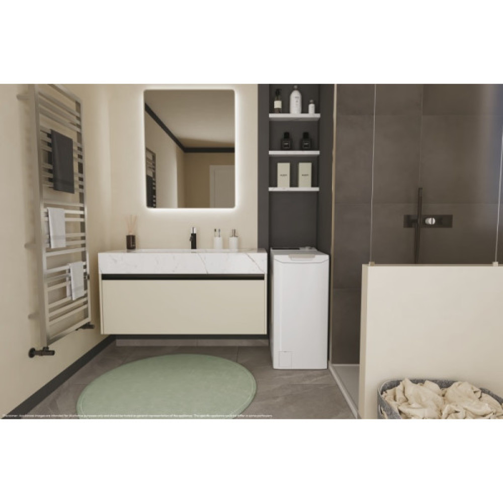 Пральна машина Candy вертикальна, 6кг, 1200, A+++, 60см, дисплей, інвертор, білий