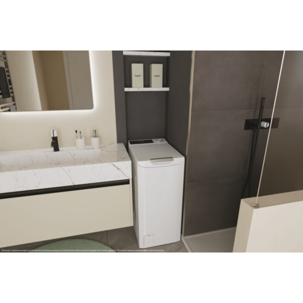 Пральна машина Candy вертикальна, 6кг, 1200, A+++, 60см, дисплей, інвертор, білий