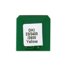 Чип для картриджа OKI C3300/3400/3600 (2.5K) Yellow BASF (WWMID-71090)