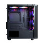 Корпус Zalman M4 SE без БП, 1xUSB3.0, 2xUSB2.0, 6x120мм FRGB, VGA 320мм, LCS ready, TG Side Panel, mATX, чорний