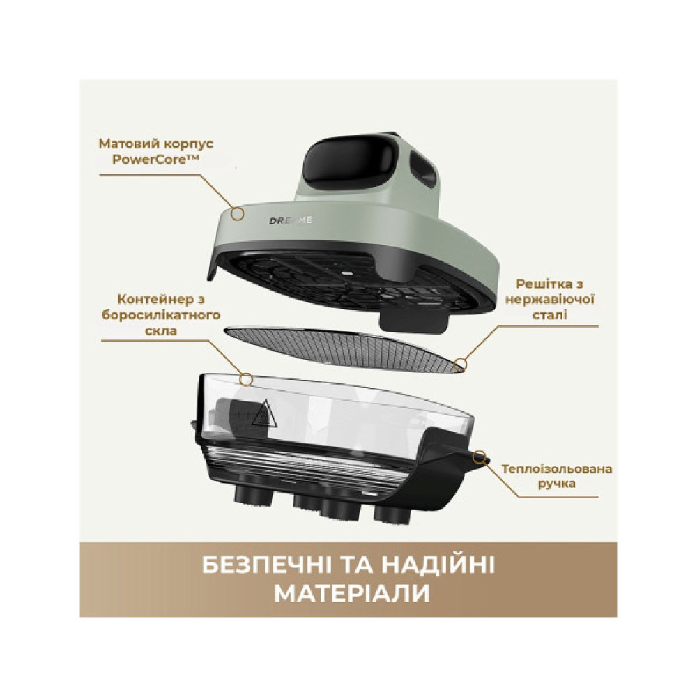 Вирівнювач для волосся Dreame Tasti PT60 4.5L+2.5L Sage/Green (DREAME-PT60-SG)