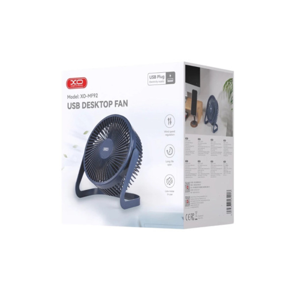 Вентилятор XO Air/fan accum XO 5 Вт MF92 blue (MF92.blue)