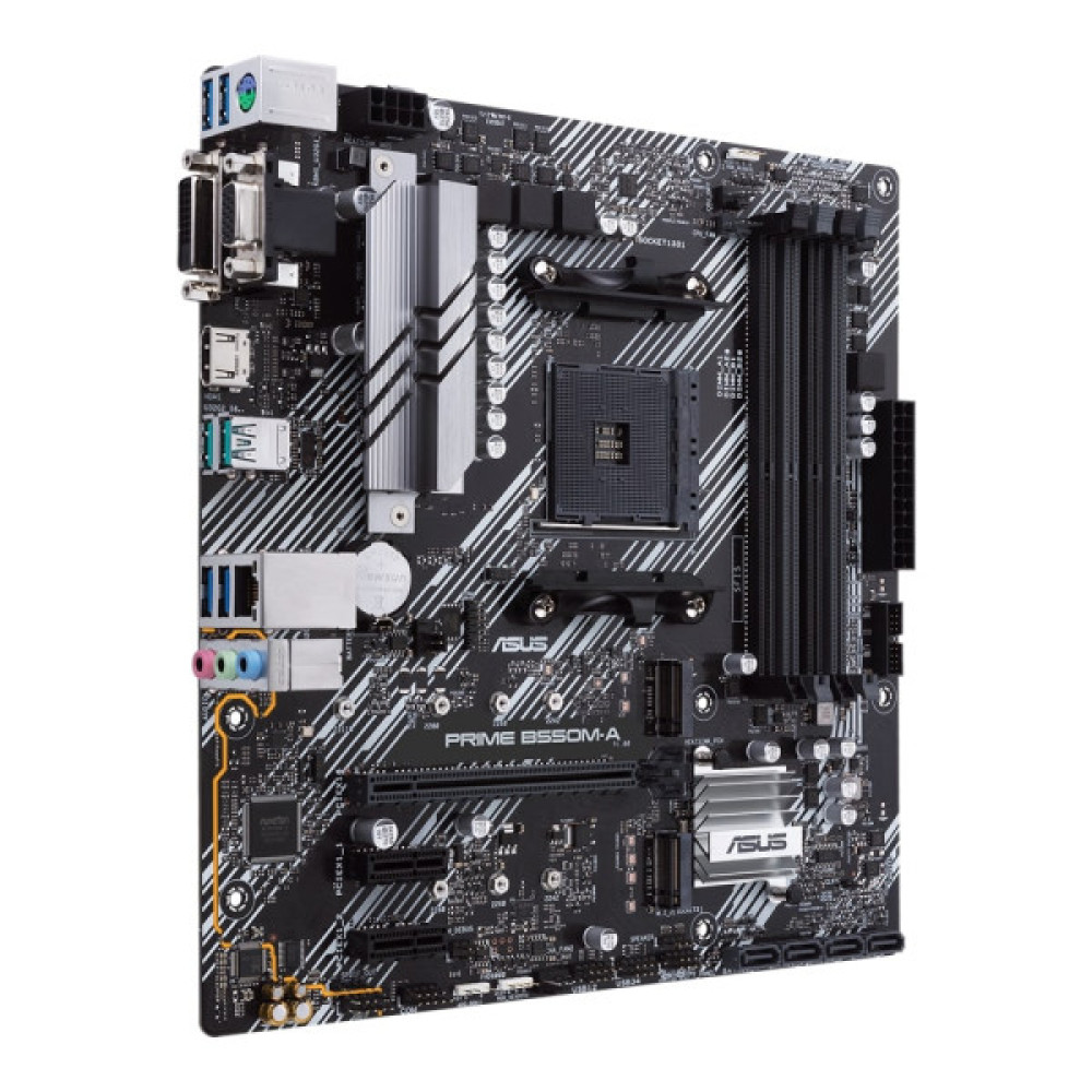 Материнcька плата ASUS PRIME B550M-A sAM4 B550 4xDDR4 M.2 HDMI DVI D-Sub mATX