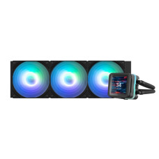 Система рідинного оxолодження  Zalman Alpha 2DS A36 ARGB, LGA1851, 1700, 1200, 115x, AM5, AM4, TDP 350W, чорний