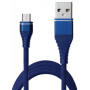 Дата кабель USB 2.0 AM to Micro 5P 1.2m 2A Blue Grand-X (NM012BL) Дата кабель USB 2.0 AM to Micro 5P 1.2m 2A Blue Grand-X (NM012BL)