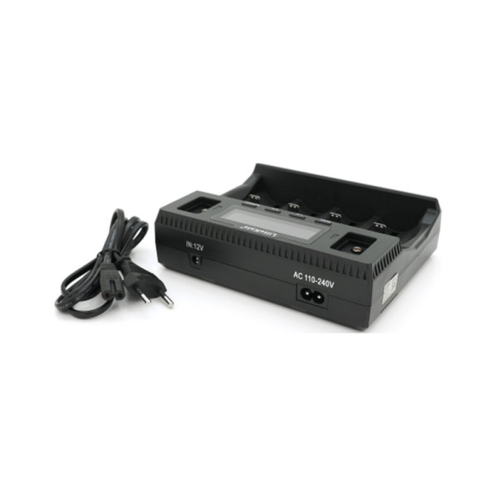 Зарядний пристрій для акумуляторів Liitokala 4 Slots+2, Ni-MH/Ni-CdAA,AAA,C, +Крона, Li-ion/IMR32650,21700,18650 (Lii-D4XL)