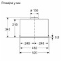 Витяжка кухонна Bosch DLN56AC60