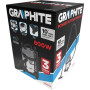 Пилосос професійний GRAPHITE, 800Вт, 12кПа, контейнер 12л, колеса
