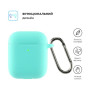 Чохол для навушників Armorstandart Ultrathin Silicone Case With Hook для Apple AirPods 2 Mint Green (ARM59686) Чохол для навушників Armorstandart Ultrathin Silicone Case With Hook для Apple AirPods 2 Mint Green (ARM59686)