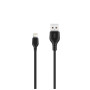 Дата кабель USB 2.0 AM to Lightning 2.0m 2.1A black XO (XO-NB-103-L-2-BK) Дата кабель USB 2.0 AM to Lightning 2.0m 2.1A black XO (XO-NB-103-L-2-BK)