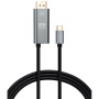 Кабель мультимедійний USB-C to DisplayPort M 1.5m v1.4 8K60Hz PD 100W port Vinga (VCPVCCD1415PD) Кабель мультимедійний USB-C to DisplayPort M 1.5m v1.4 8K60Hz PD 100W port Vinga (VCPVCCD1415PD)
