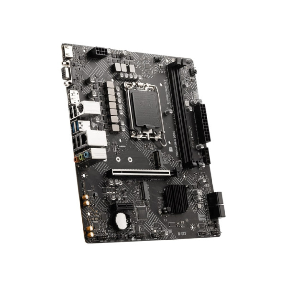 Материнcька плата MSI PRO H610M-G DDR4 s1700 H610 2xDDR4 M.2 HDMI DP D-Sub mATX