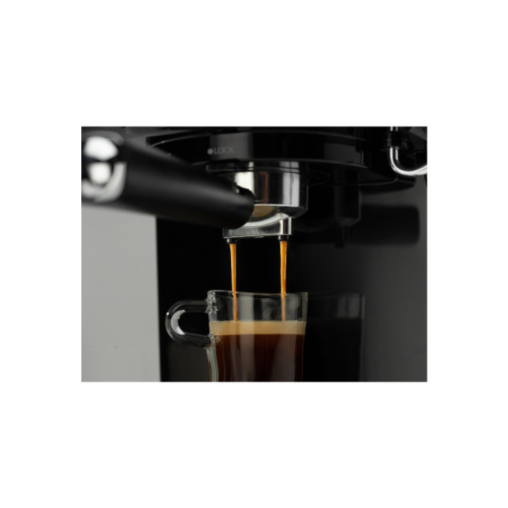 Ріжкова кавоварка еспресо Hisense HESCM15DBK