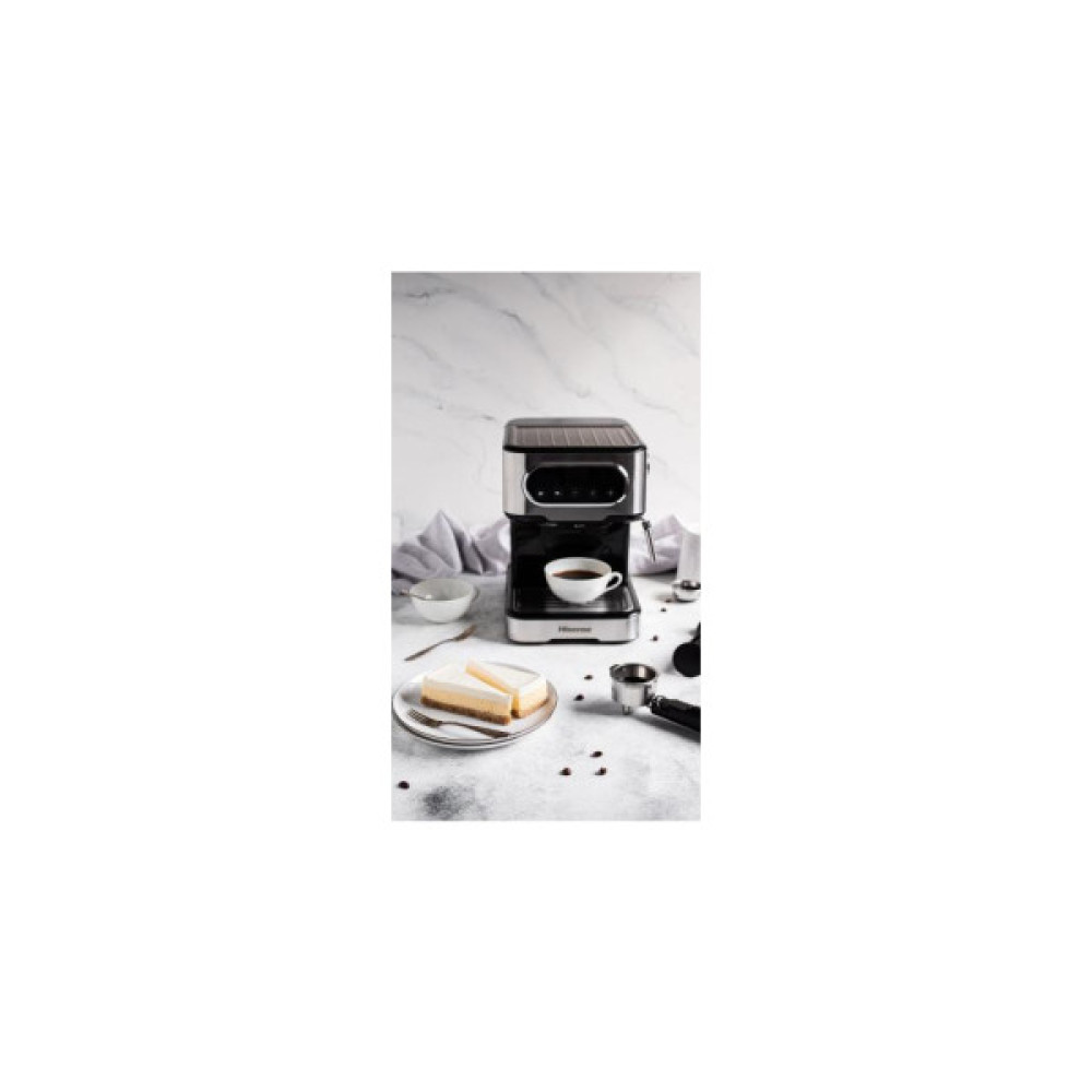 Ріжкова кавоварка еспресо Hisense HESCM15DBK