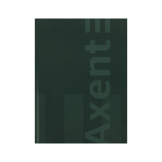Книга записна Axent A4 One color, 96 аркушів клітинка, зелений (8426-1-A)