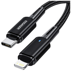 Дата кабель USB-C to Lightning 0.5m 20W black Essager (EXCTL-CGB01)