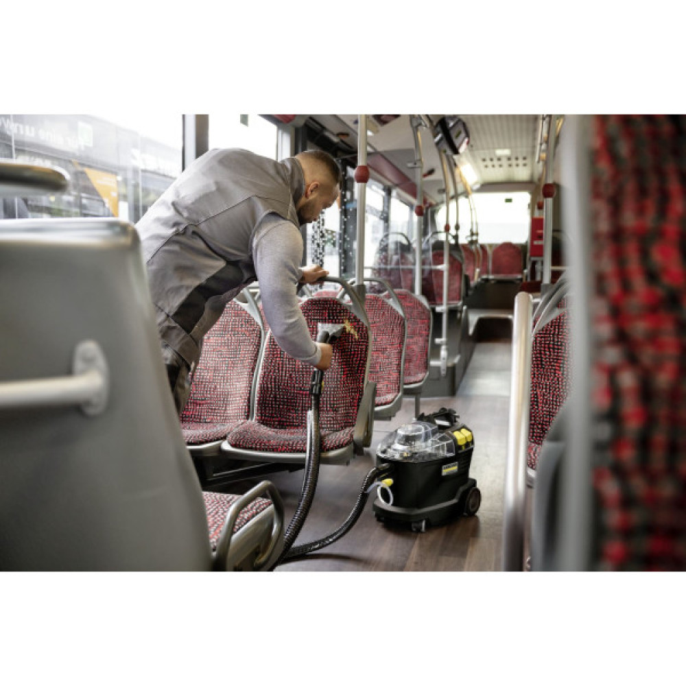 Пилосос професійний Karcher Go!Further Puzzi 8/1 Re!Plast 1200Вт 270мБар контейнер 8/7л вологе/сухе прибирання  8.6кг