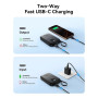 Батарея універсальна JOYROOM 10000mAh, 22.5W, PD, QC, built-in USB-C cable, Black (JR-PBF17)