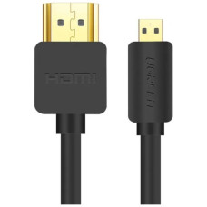 Кабель мультимедійний HDMI M to HDMI micro M 1.0m 4K HD127 black Ugreen (30148)