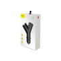 Зарядний пристрій Baseus Y type dual USB-A Black (CCALL-YX01) Зарядний пристрій Baseus Y type dual USB-A Black (CCALL-YX01)