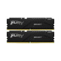 Модуль пам'яті для комп'ютера DDR5 64GB (2x32GB) 5600 MHz Fury Beast Black Kingston Fury (ex.HyperX) (KF556C36BBE2K2-64)