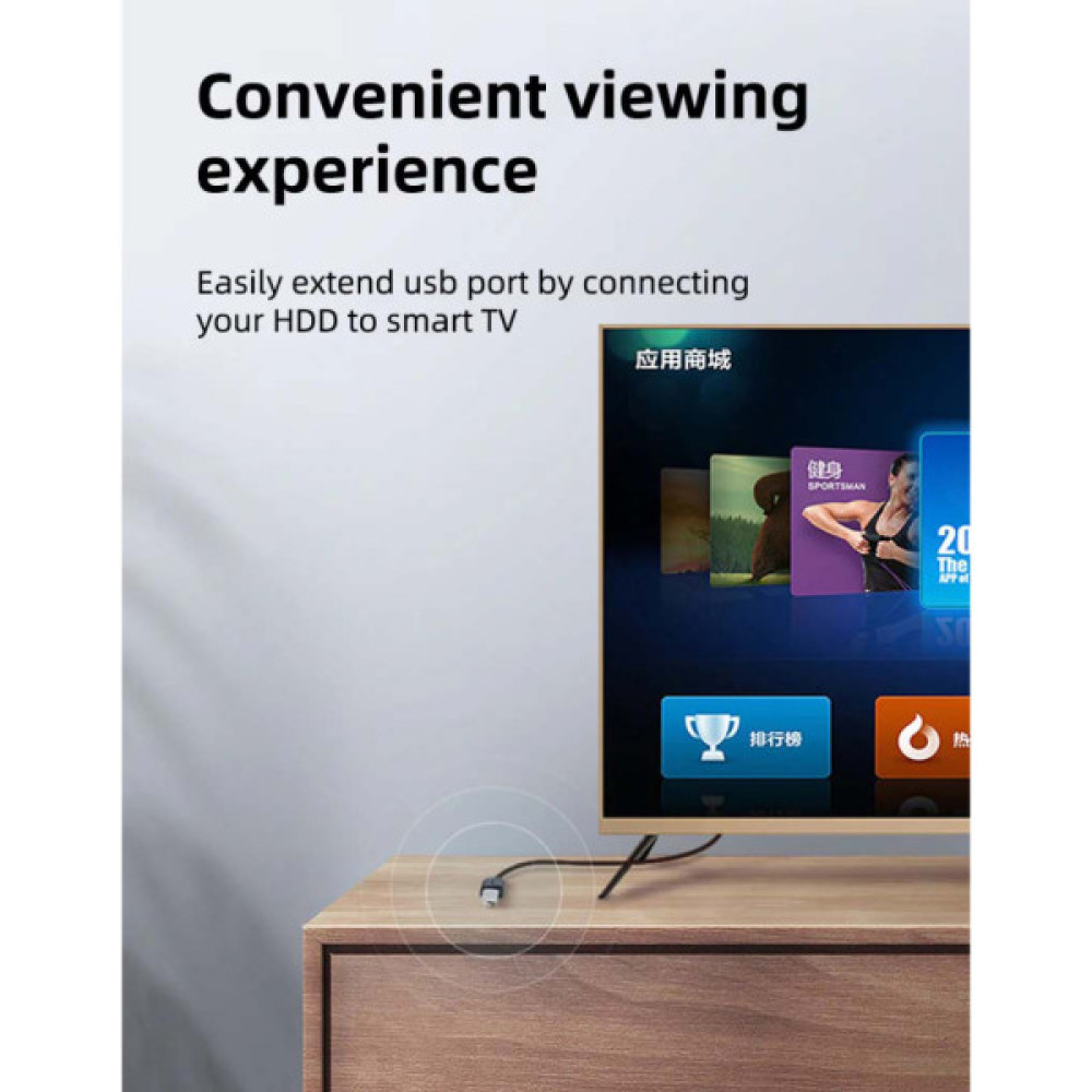 Дата кабель USB 2.0 AM/AF 3.0m Cabletime (CA915163)