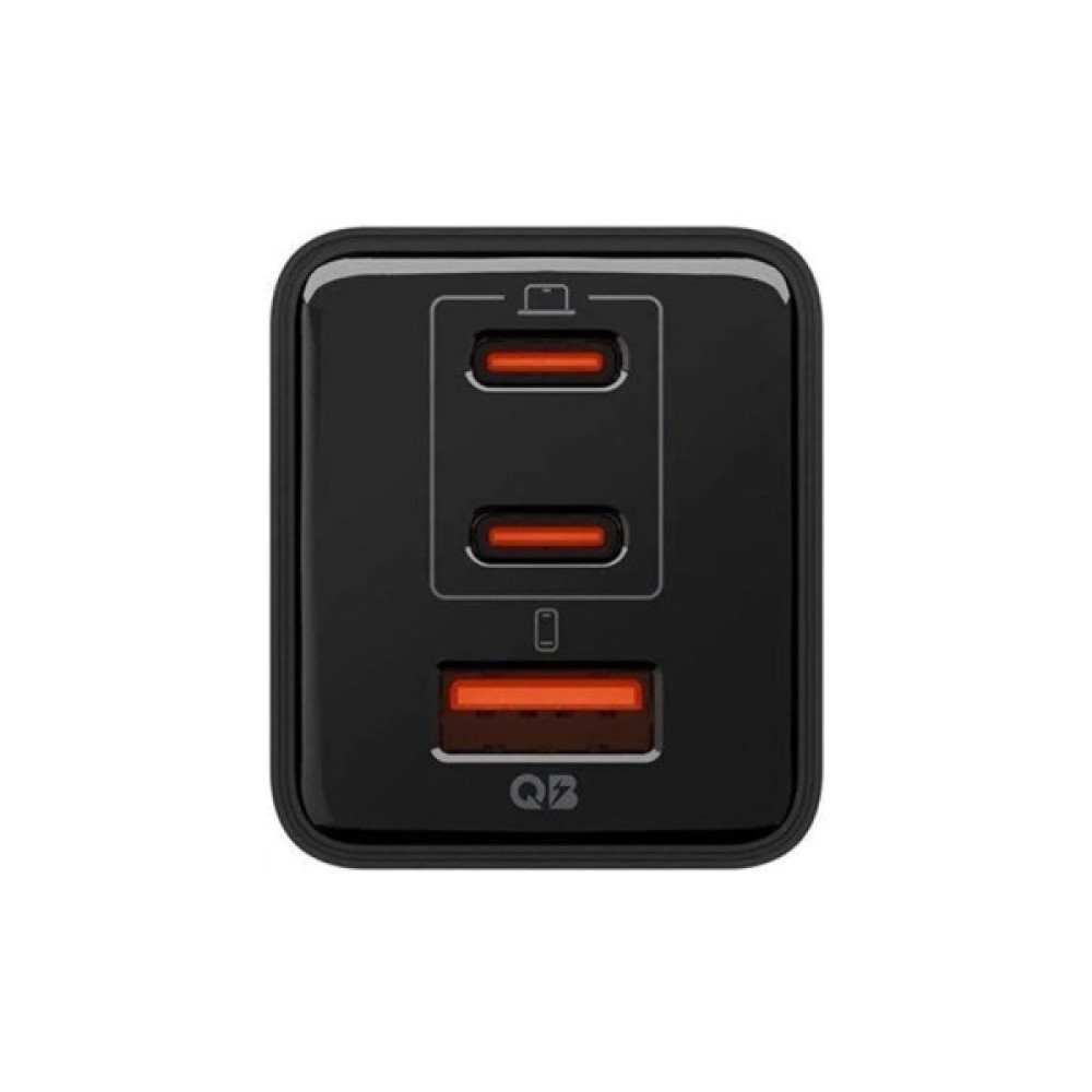 Зарядний пристрій Spigen 2xUSB-C PD + 1xUSB 47W black (ACH09465)