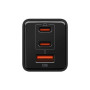 Зарядний пристрій Spigen 2xUSB-C PD + 1xUSB 47W black (ACH09465)