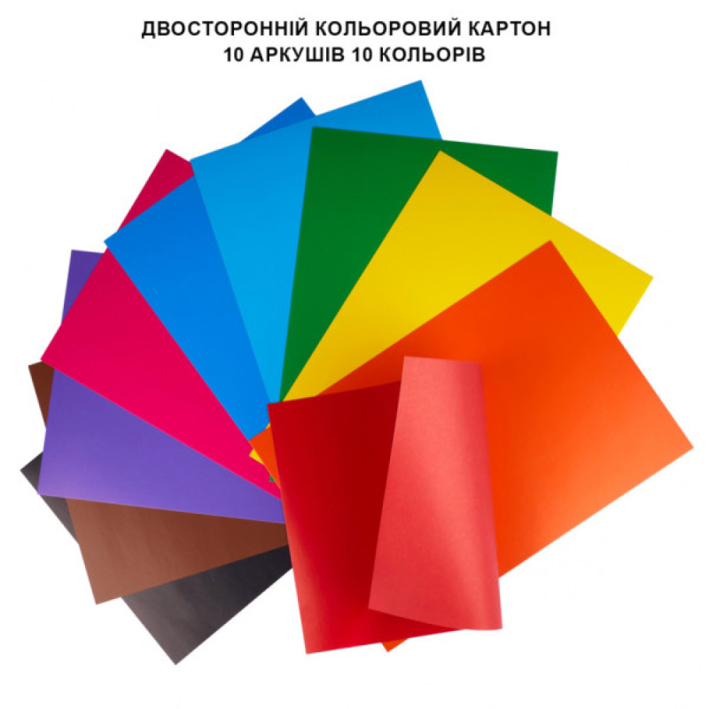 Кольоровий картон Yes двосторонній А4 Minecraft Spring 10 аркушів (955460)