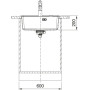 Мийка кухонна Franke Maris, фраграніт, прямокутник, без крила, 560х510х200мм, чаша - 1, врізна, MRG 610-52 TL, чорний матовий Мийка кухонна Franke Maris, фраграніт, прямокутник, без крила, 560х510х200мм, чаша - 1, врізна, MRG 610-52 TL, чорний матовий