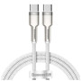 Дата кабель USB-C to USB-C 1.0m 100W metal white Baseus (CATJK-C02) Дата кабель USB-C to USB-C 1.0m 100W metal white Baseus (CATJK-C02)