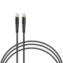 Дата кабель USB-C to USB-C 1.2m 18W black Intaleo (1283126501296) Дата кабель USB-C to USB-C 1.2m 18W black Intaleo (1283126501296)