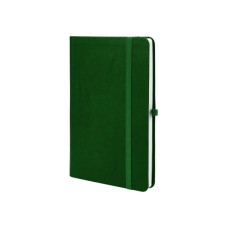 Книга записна Optima А5 NEBRASKA, м’яка обкладинка, гумка, білий блок лінія, зелений (O20124-04)