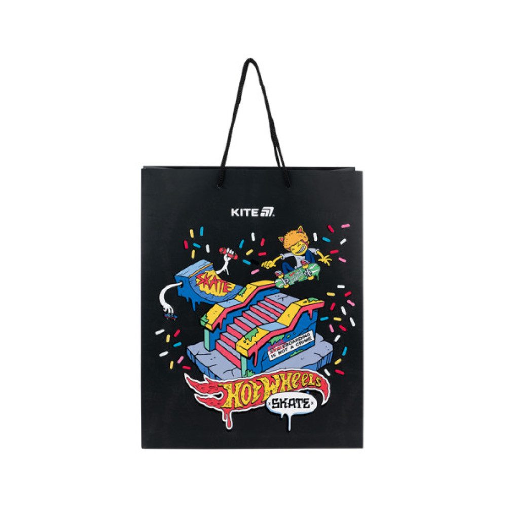 Подарунковий пакет Kite Hot Wheels, 26х32 см (HW25-266)