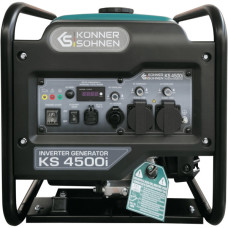 Генератор бензиновий інверторний Konner&Sohnen KS 4500i, 230В, 4.5кВт, ручний стартер, 33кг